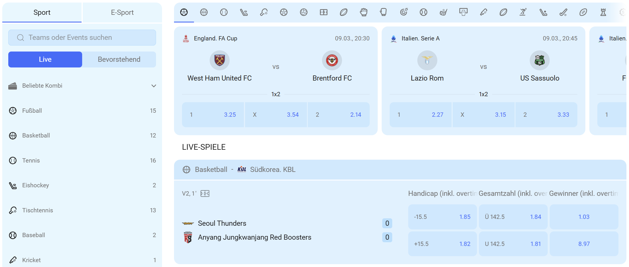 Sportwetten
